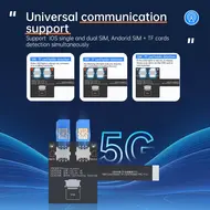 JCID V1S Pro / V1SE SIM Card Holder Testing Set for iPhone 5 to 16PM / Android SIM Card + TF Card 30