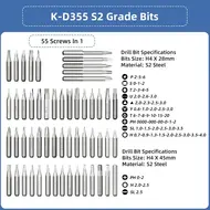 Kaisi K-D355 55-in-1 Portable Type-C Rechargeable Electric Precision Screwdriver Set 117