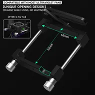 Luowei LW-CF01 Black Panther 3-in-1 Microscope Cooler & Exhaust Fan & UV Curing Lamp 121