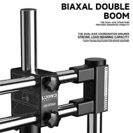 Luowei LW-GK02 Titan 360 Degree Rotating Lift Universal Microscope Dual Axis Swing Arm Stand 82