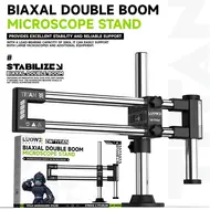 Luowei LW-GK02 Titan 360 Degree Rotating Lift Universal Microscope Dual Axis Swing Arm Stand 82