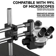 Luowei LW-GK02 Titan 360 Degree Rotating Lift Universal Microscope Dual Axis Swing Arm Stand 82