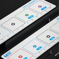 MaAnt CX-002 Portable Dual-Use Magnetic Screws Storage Mat with Measuring Ruler - 2Pcs 122