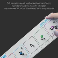 MaAnt CX-002 Portable Dual-Use Magnetic Screws Storage Mat with Measuring Ruler - 2Pcs 122