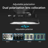 MaAnt MY-038 96 High Light Beads USB Microscope Adjustable Polarization Dust-Proof Light Source 47