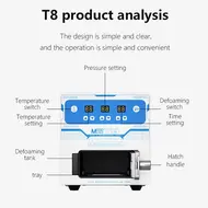 MaAnt T8 8-inch LCD Screen Laminating & Defoaming Machine Built-in Quiet Vacuum Pump 31