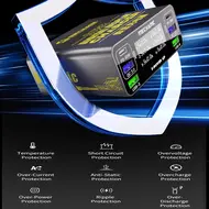 Mechanic F-Power 6 Series 6-Ports USB QC3.0 40W Smart LCD Display Charging Station 127