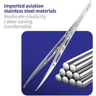 Mechanic G-17 Motherboard BGA Repair Layered Stainless Steel Tweezers 53