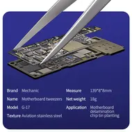 Mechanic G-17 Motherboard BGA Repair Layered Stainless Steel Tweezers 53