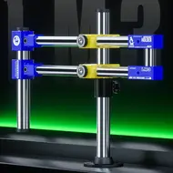 Mechanic LM3 Universal 360° Rotation Adjustable Double Arm Microscope Bracket 42