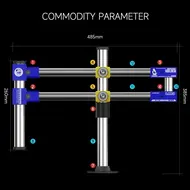 Mechanic LM3 Universal 360° Rotation Adjustable Double Arm Microscope Bracket 42