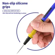 Mechanic P40 1000V / 20A High Precision Multimeter Stainless Steel Lead Wire - 120cm 55