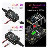 Mechanic Power-DIY 30V / 5A Multifunctional DIY Digital Display Ammeter with Type-C & XH2.54 Power Mode 56