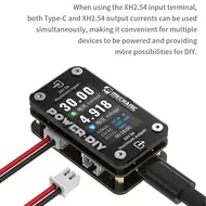 Mechanic Power-DIY 30V / 5A Multifunctional DIY Digital Display Ammeter with Type-C & XH2.54 Power Mode 56