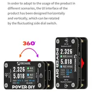 Mechanic Power-DIY 30V / 5A Multifunctional DIY Digital Display Ammeter with Type-C & XH2.54 Power Mode 56