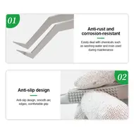 Relife ST-20L Tinning Positioning Anti-Magnetic Stainless Steel Tweezers 70