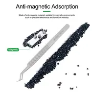 Relife ST-20L Tinning Positioning Anti-Magnetic Stainless Steel Tweezers 70