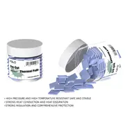 Kslid P100 12x12x1.5mm Pre-Cut Thermal Pads for Mobile Phone Motherboard Chip - 100Pcs 118