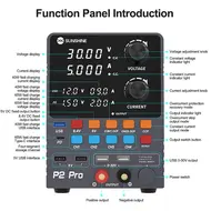 Sunshine P2 Pro 330W 4-Segment Storage Channel Toroidal Transformer Adjustable DC Power Supply 32