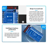 Sunshine SS-916 Ultra Digital Display Charging Activation Fixture for iPhone 6 to 16Pro Max & Android 36