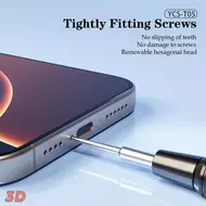 YCS-T05 5-in-1 Magnetic Precision 3D Screwdriver Set for Mobile Phone Repair 89