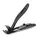 Professional Stainless Steel Nail Clippers – Toenail and Fingernail Trimmer for Thick Nails, Manicure and Pedicure Tool - Black 52000229