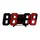 ​3D Led Wall Clock Date Temperature Display Digital Alarm Clock for Home Living Room Office Warehouse - Red 52000639