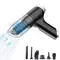 ​Handheld Cordless Vacuum Cleaner 6500Pa Powerful Suction 3 in 1 Dust Buster Blower and Hand Pump Vacuum Cleaner 120W High Power Wet and Dry Portable Cleaner Rechargeable Handheld Vacuum Cleaner for Home Office Car - Grey 403_12537_mini
