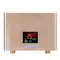 Electric Mini Tankless Water Heater 3KW Wall Mounted with LED Display 3 Speed Temperature Adjustment Remote Control for Home Kitchen Bathroom - 	Gold 546
