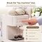 ​Multifunctional Electric Coffee Maker 850W 20Bar Mini Coffee Machine with Portafilter, Single and Double Portafilter Basket, 92 degrees Celsius Smart Brew 3 stage adjustable steam wand for Latte Art Espresso - Black 475_13173_mini