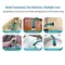 21V electric floor scrubber retractable multi-function lithium cleaning 21V electric floor scrubber retractable multi function lithium cleaning brush cordless shower brush with 8 interchangeable brush heads 2 adjustable speeds and adjustable extension han 666_14838_mini