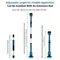 21V electric floor scrubber retractable multi-function lithium cleaning 21V electric floor scrubber retractable multi function lithium cleaning brush cordless shower brush with 8 interchangeable brush heads 2 adjustable speeds and adjustable extension han 666_14842_mini
