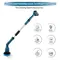 21V electric floor scrubber retractable multi-function lithium cleaning 21V electric floor scrubber retractable multi function lithium cleaning brush cordless shower brush with 8 interchangeable brush heads 2 adjustable speeds and adjustable extension han 666_14841_mini