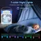 Desktop Cold Air Fan Humidifier Mini Air Cooler Mist Sprayer with Colourful Night Light - Green 597_14292_mini