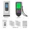 ​Car Paint Coating Thickness Gauge  0-2000UM Metal Coating Thickness Gauge with Fe and NFe Probe - Black 716_15233_mini