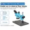 Xinzhizao X3 Max 7-45X Synchronous Zoom Trinocular Stereo Microscope with Aluminum Alloy Base Mobile Phone, and Computer Repair 806_16072_mini