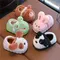 Autumn Winter Children Cotton Slippers For Girls Boys Cute Cartoon Baby Flip Flops Plus Velvet Warm Kids Anti-slip Home Shoes 930