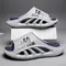 EVA Soft Sole Male Slides New Summer Men's Slippers Breathable Hollow Beach Sandals Light Comfortable Indoor Flip Flop 990_18363_mini