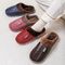 Big Size Winter Casual Men's Slippers Indoor Waterproof PU Leather Home Shoes Fur Flat Warm Fashion Bedroom Houseshoes 975_18145_mini