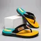 Men Mixed Colors Flip-flops Summer Comfortable Thick Sole Non-Slip Walking Shoes Round Head Lightweight Beach Slippers 1013_18796_mini