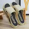 Men's Summer Thick Bottom Super Soft Slippers Indoor Home Use Bath Room Shower Outdoor Wearable Flip Flops PVC Material 1016_18847_mini