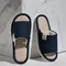 Home Linen Slippers For Men In Spring&Autumn Comfortable Bedroom Open-toed&Breathable Slippers Men's & Women's Shoes 995_18536_mini