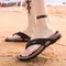 Flip Flops for Men Summer Breathable Beach Shoes Sandals Men Luxury Flip Flops Breathable Plus Big Size Men Slippers 46 1005_18720_mini
