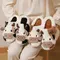 New Winter Unisex Cartoon Cow Warm Plush Slippers Couple's Indoor Non-slip House Slides Men And Women Toe Wrap Home Cotton Shoes 300001019