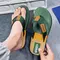 Men Mixed Colors Flip-flops Summer Comfortable Thick Sole Non-Slip Walking Shoes Round Head Lightweight Beach Slippers 1013_18788_mini