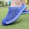 Comfortable Men Pool Sandals Summer Outdoor Beach Shoes Men Slip on Garden Clogs Casual Water Shower Slippers Unisex 988_18303_mini