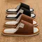 Home Linen Slippers For Men In Spring&Autumn Comfortable Bedroom Open-toed&Breathable Slippers Men's & Women's Shoes 995_18526_mini