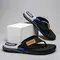 Men Mixed Colors Flip-flops Summer Comfortable Thick Sole Non-Slip Walking Shoes Round Head Lightweight Beach Slippers 1013_18801_mini