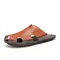​New Casual Leather Men Sandals Light Breathable Flats Hollow Out Male Shoes Summer Outdoor Daily Men Slippers Hot Sale Half Drag 1017_18885_mini