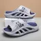 EVA Soft Sole Male Slides New Summer Men's Slippers Breathable Hollow Beach Sandals Light Comfortable Indoor Flip Flop 990_18364_mini